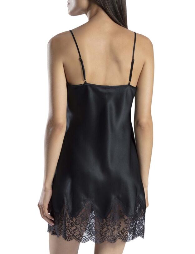 MS40 Aubade Soie D Amour Silk Nighty - MS40 Noir 