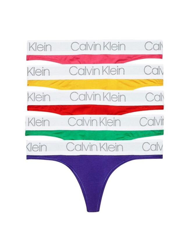 000QD6013E Calvin Klein Thong 5PK - QD6013E Pride Combo