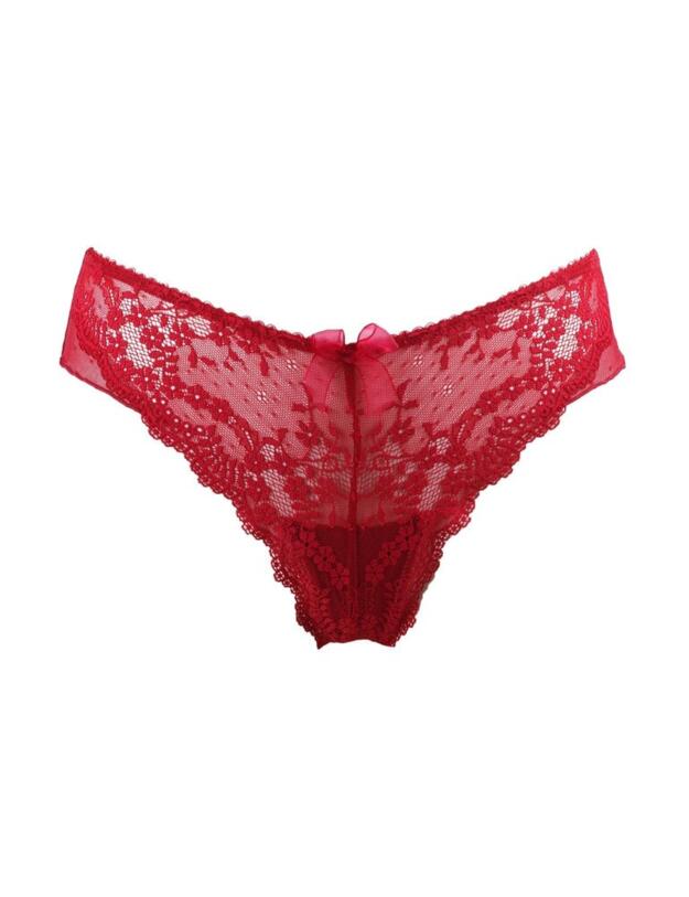 14804 Pour Moi Flora Brazilian Brief - 14804 Red