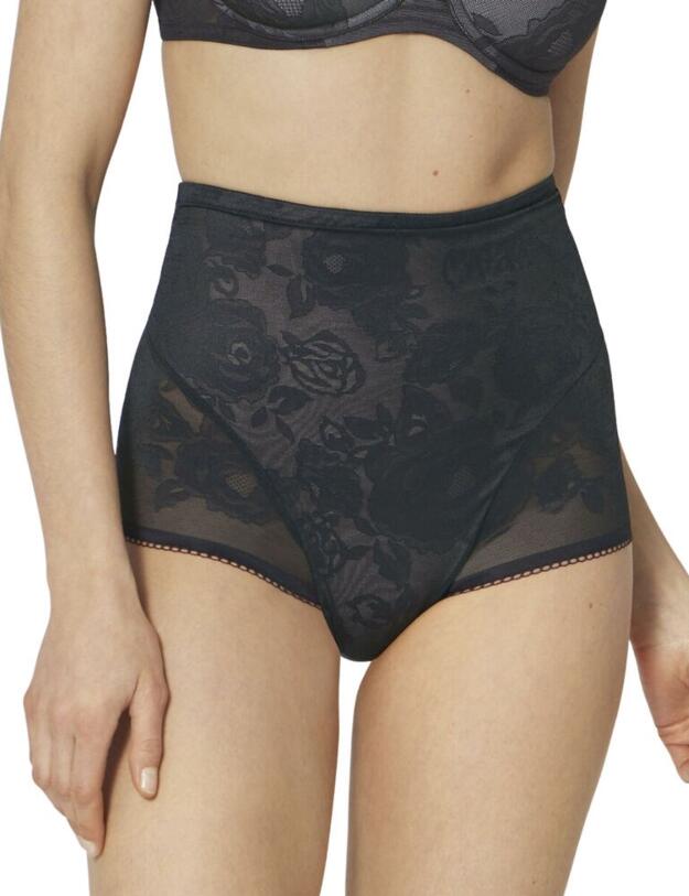 10206011 Triumph Wild Rose Sensation High Waist Control Pant - 10206011 Black