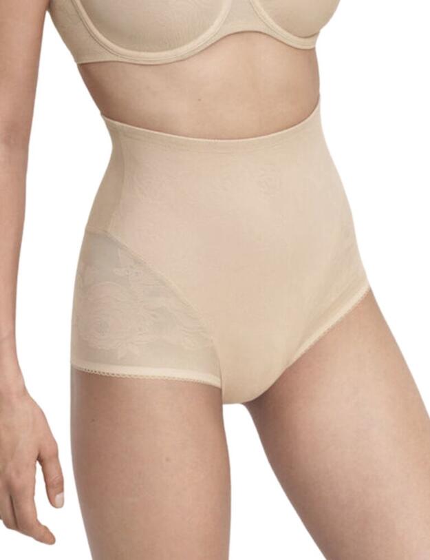 10206011 Triumph Wild Rose Sensation High Waist Control Pant - 10206011 Nude Beige