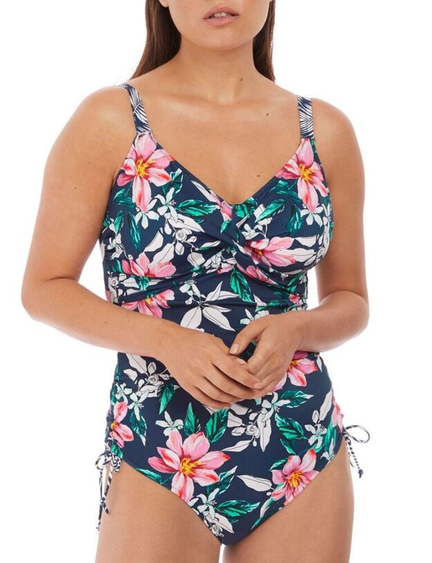 6898 Fantasie Port Maria Twist Front Swimsuit - 6898 Ink