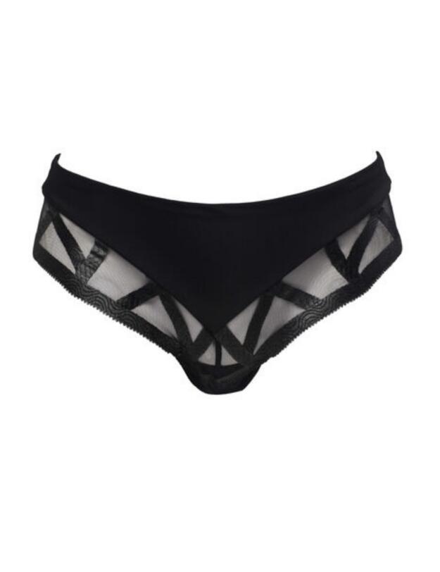 47143 Louisa Bracq Serie Brazilian Shorty Brief - 47143 Black