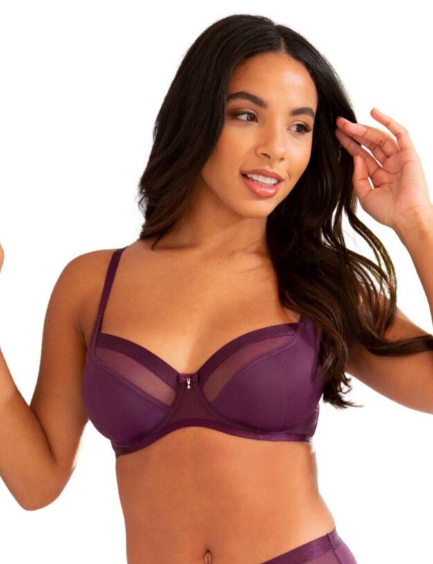 15002 Pour Moi Viva Luxe Underwired Bra - 15002 Blackberry