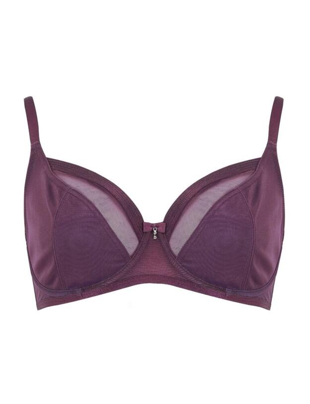 15002 Pour Moi Viva Luxe Underwired Bra - 15002 Blackberry