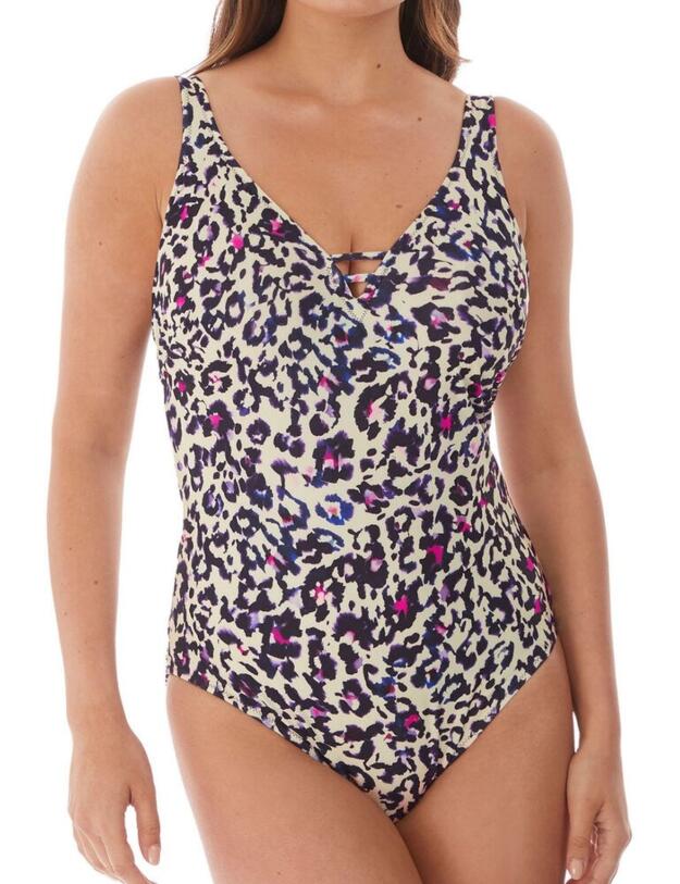 Fantasie Bonito Deep V-Neck Swimsuit Amethyst