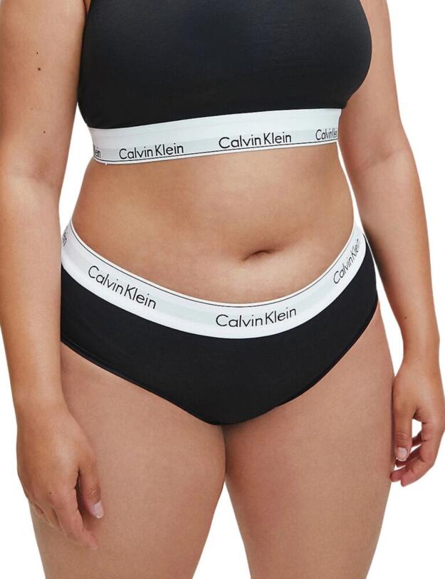 000QF5118E Calvin Klein Modern Cotton Plus Hipster Brief - QF5118E Black