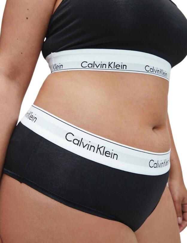 000QF5118E Calvin Klein Modern Cotton Plus Hipster Brief - QF5118E Black