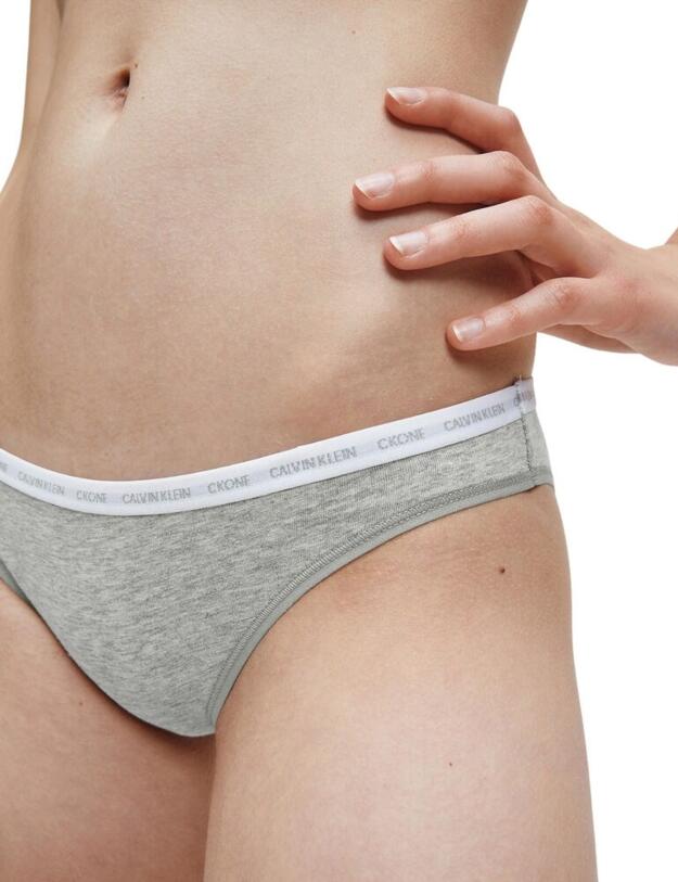 000QD3789E Calvin Klein CK One Bikini Brief 2 Pack  - QD3789E Grey