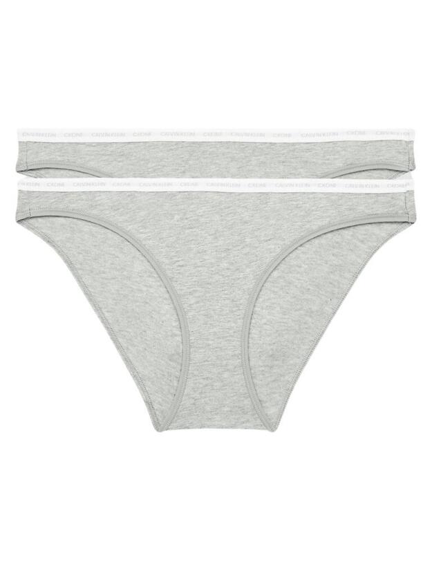 000QD3789E Calvin Klein CK One Bikini Brief 2 Pack  - QD3789E Grey