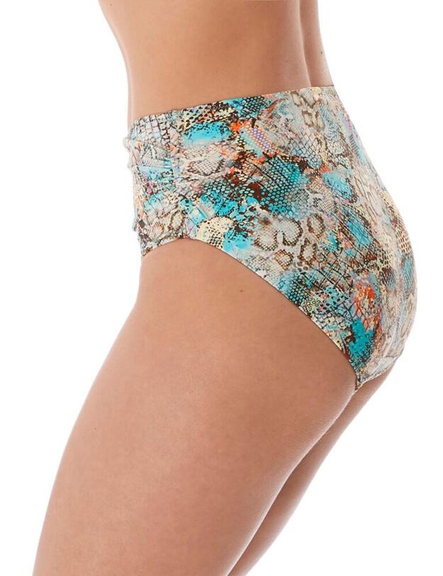 6777 Fantasie Manila Deep Gathered Bikini Brief - 6777 Iced Aqua