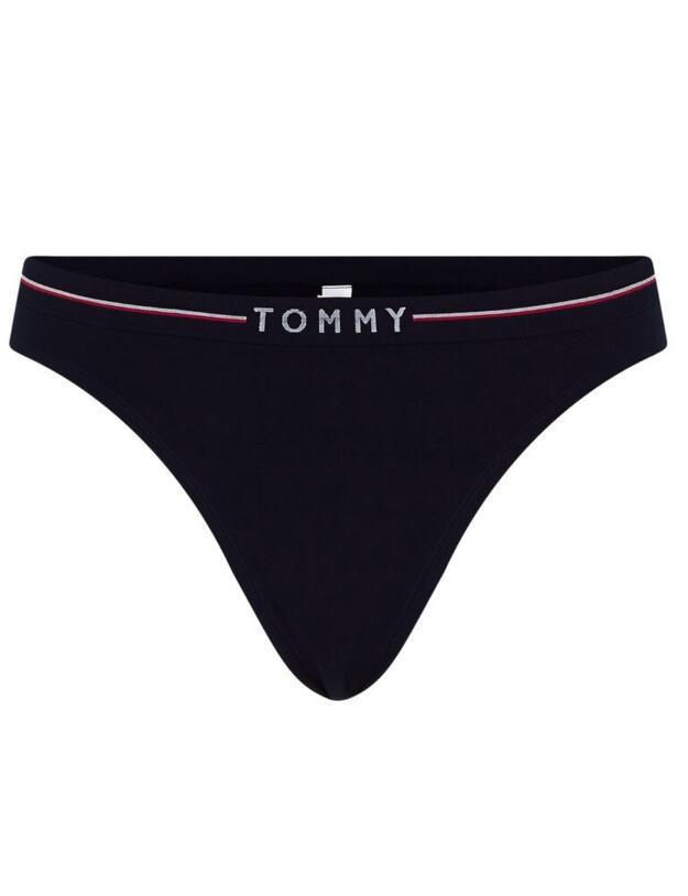 UW0UW02630 Tommy Hilfiger Curve Mid Waist Thong - UW0UW02630 Desert Sky 