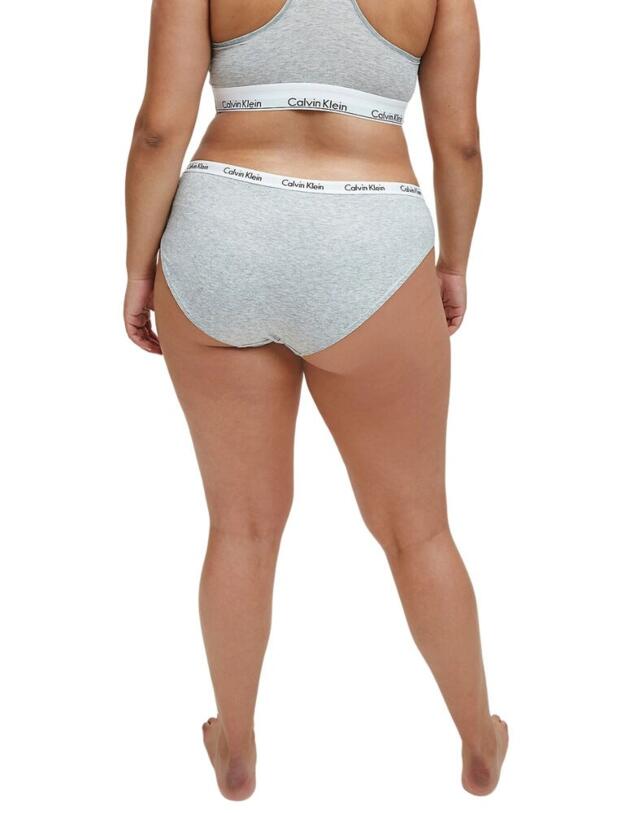000QD3801E Calvin Klein Carousel Plus Size Bikini Brief 3 Pack - QD3801E Black/White/Grey Heather