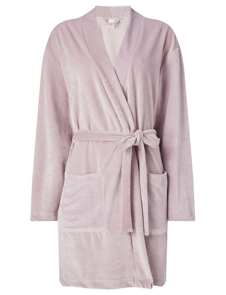 pink calvin klein robe