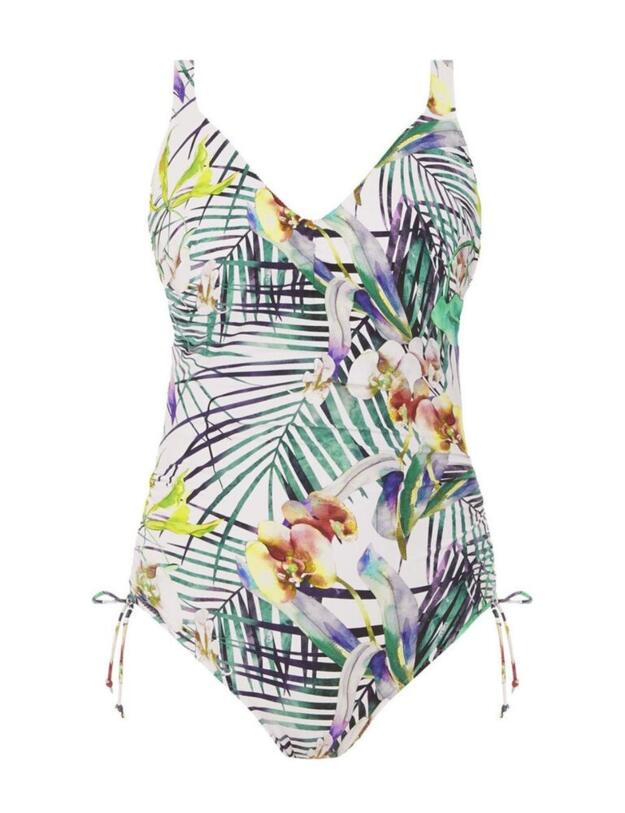 6929 Fantasie Playa Blanca V-Neck Swimsuit - 6929 Multi