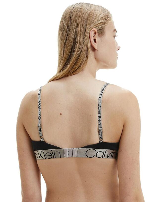 Calvin Klein Icon T Shirt Bra Black