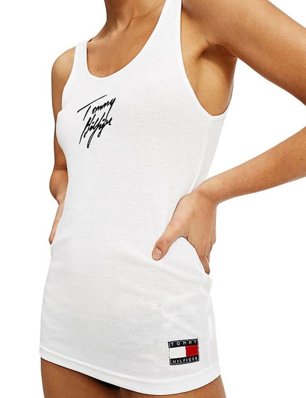 UW0UW02314 Tommy Hilfiger Tommy 85 Tank Top Rib - UW0UW02314 PVH Classic White