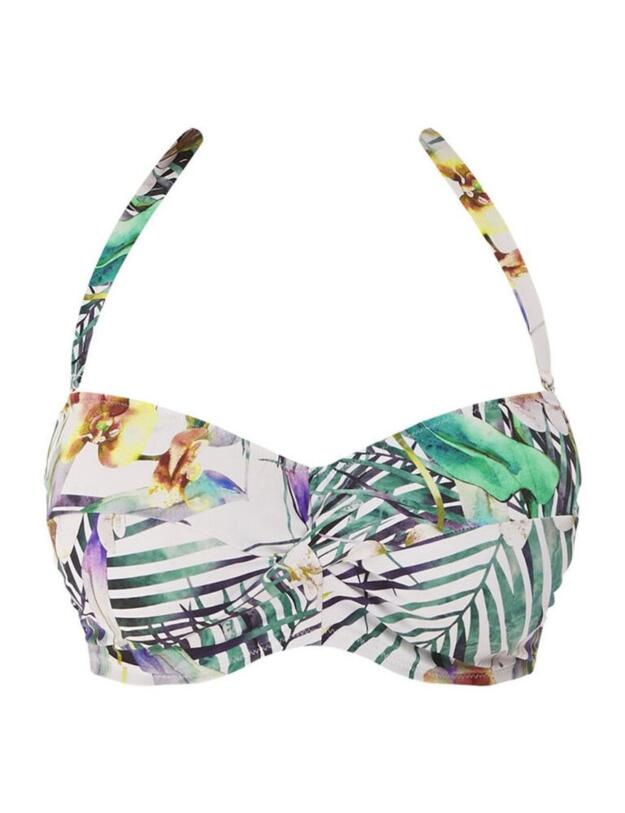 6922 Fantasie Playa Blanca Scarf Tie Bandeau Bikini Top - 6922 Multi