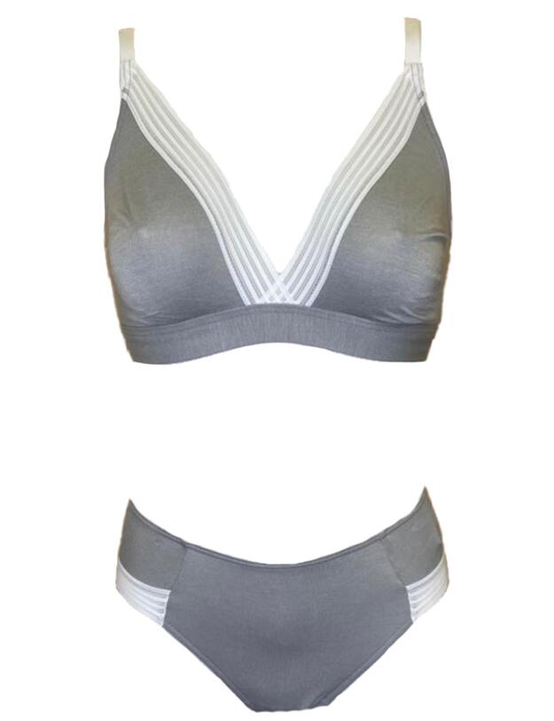 10198034 Sloggi Wow Embrace H Bralette Bra - 10198034 Grey Combination