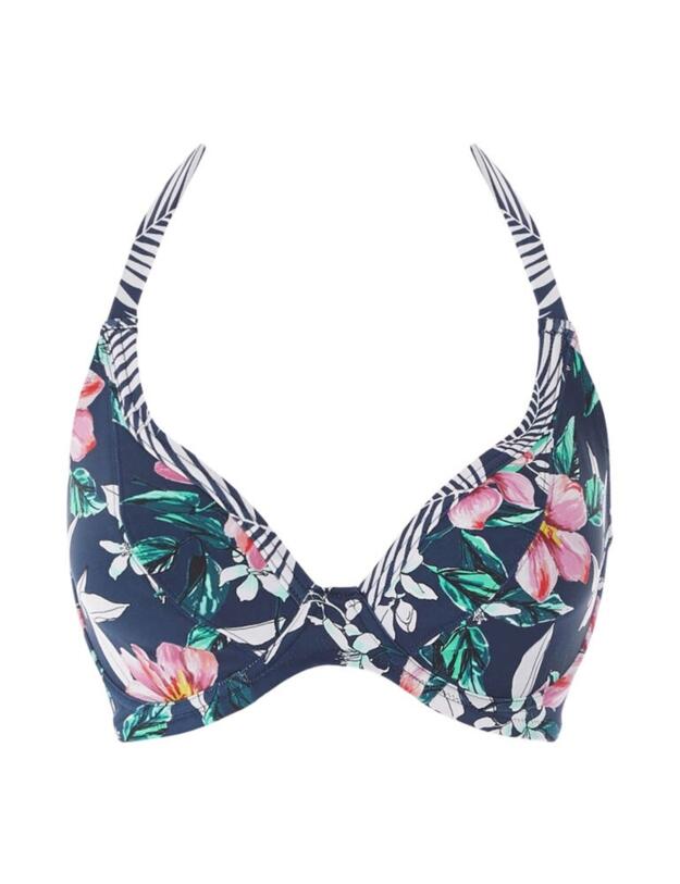6891 Fantasie Port Maria Plunge Bikini Top - 6891 Ink