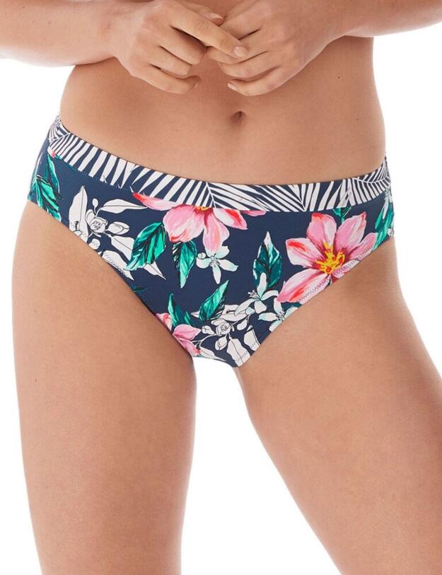 6895 Fantasie Port Maria Mid Rise Bikini Brief - 6895 Ink