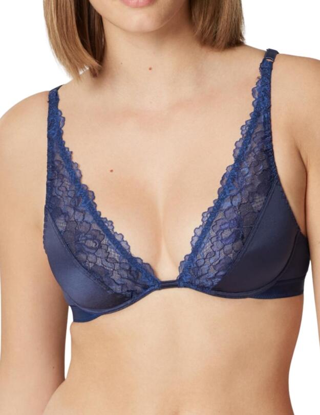 20534 Maison Lejaby Shade Underwired Triangle Bra - 20534 Nuit Noire