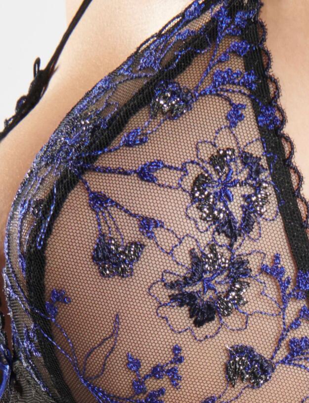 HB42 Aubade Allee Des Plaisirs Babydoll Chemise - HB42 Minuit