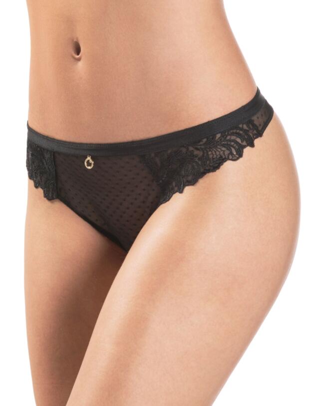 MI26 Aubade Femme Passion Tanga Brief - MI26 Noir 