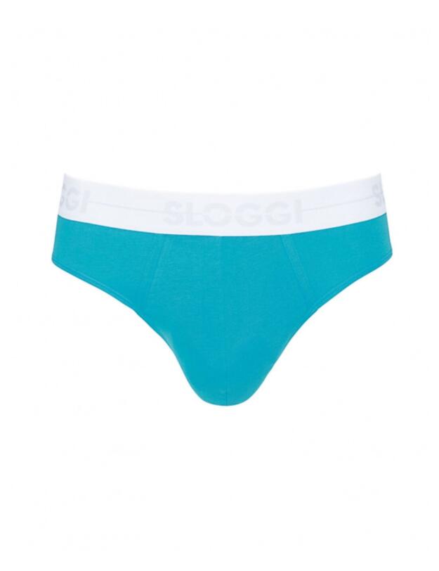 10198133 Sloggi Men Go Mini Brief 2 Pack - 10198133 Blue/Light Combination