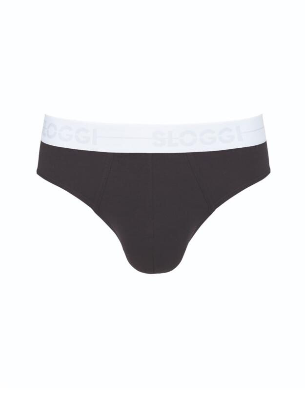 10198170 Sloggi Men Go 3 Pack Mini Brief - 10198170 Red/Dark Combination