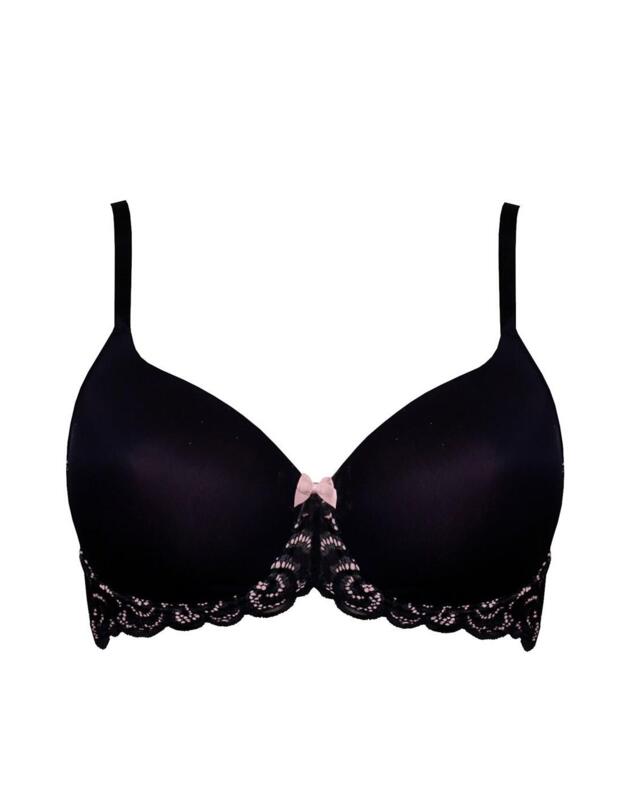 Pour Moi Romance T-Shirt Bra Black