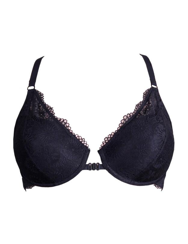 182900 Pour Moi Love Front Fastening Padded Bra - 182900 Black