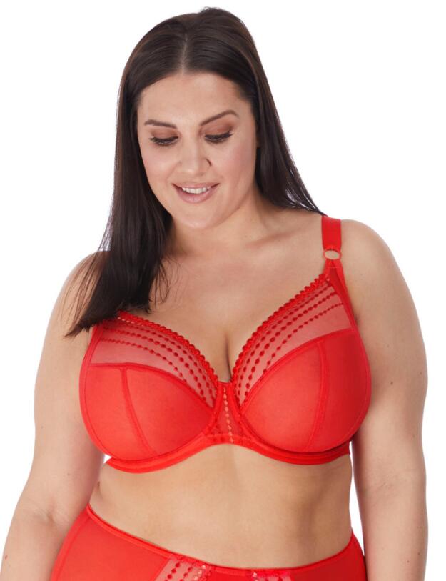 8900 Elomi Matilda Underwired Plunge Bra - 8900 Chilli
