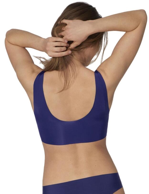 10186804 Sloggi Zero Feel Bralette Bra Top - 10186804 Blue Ink