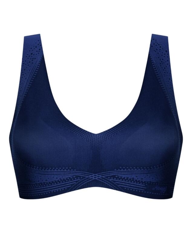 10194066 Sloggi Zero Feel Non-Wired Bralette Bra - 10194066 Blue Ink
