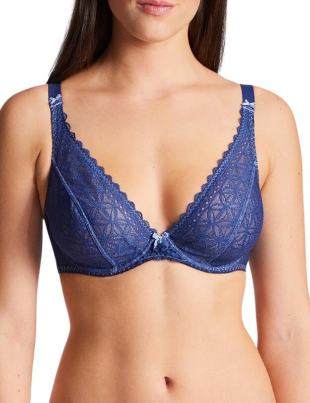 HG12-02 Aubade L'Odalisque Comfort Triangle Plunge Bra  - HG12-02 Gentiane