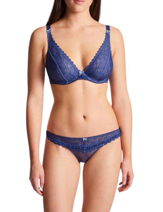 HG12-02 Aubade L'Odalisque Comfort Triangle Plunge Bra  - HG12-02 Gentiane