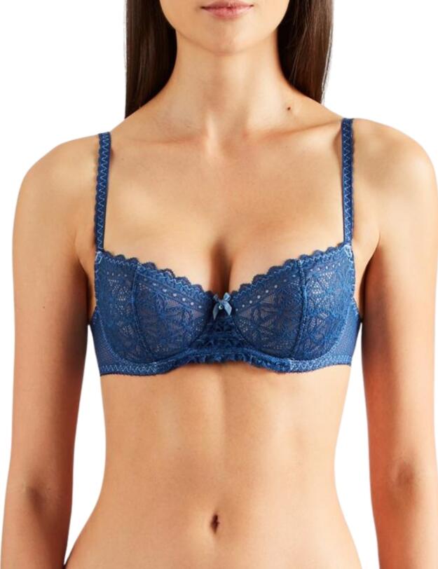 HG14 Aubade L'Odalisque Half Cup Bra  - HG14 Gentiane 