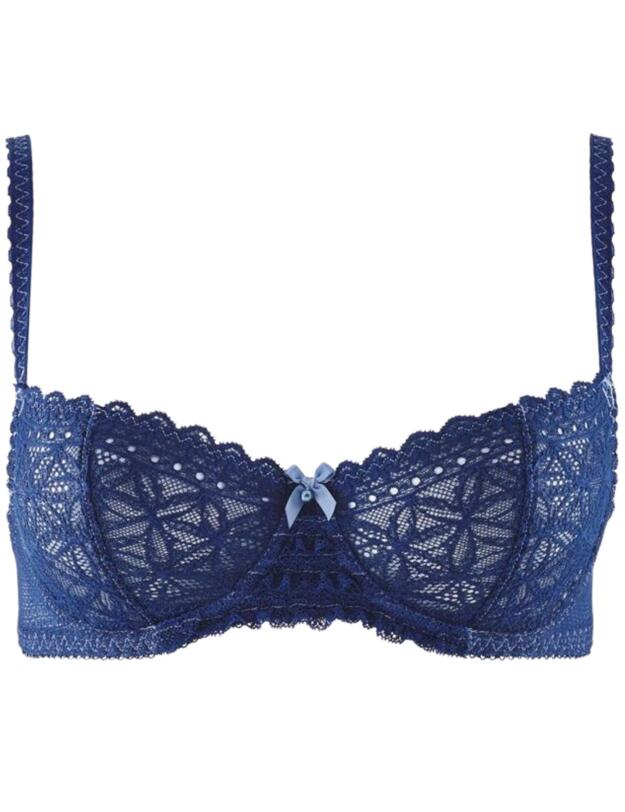 HG14 Aubade L'Odalisque Half Cup Bra  - HG14 Gentiane 
