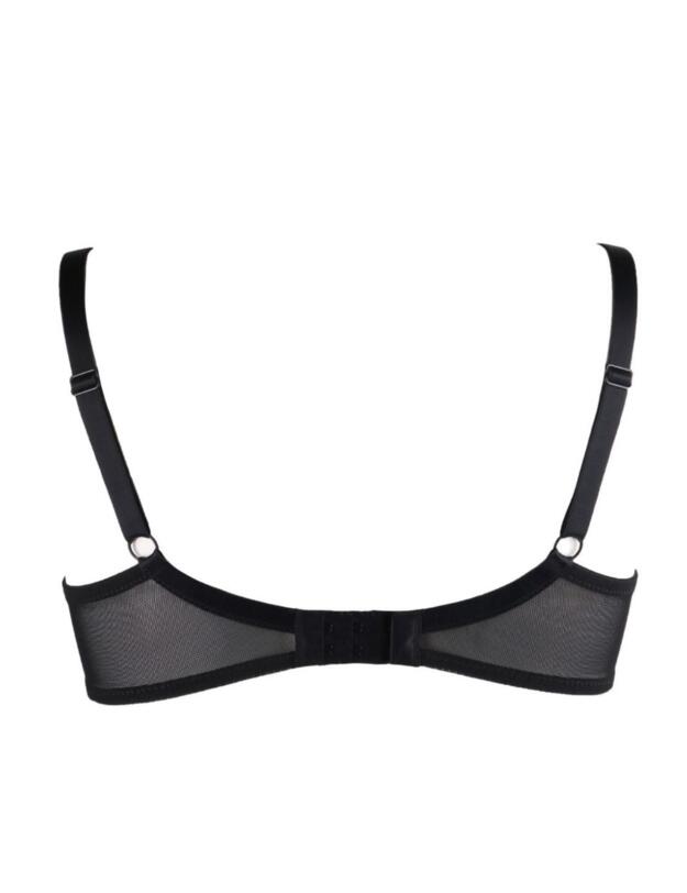 18902 Pour Moi Luxe Linear Underwired Bra  - 18902 Black/Blush