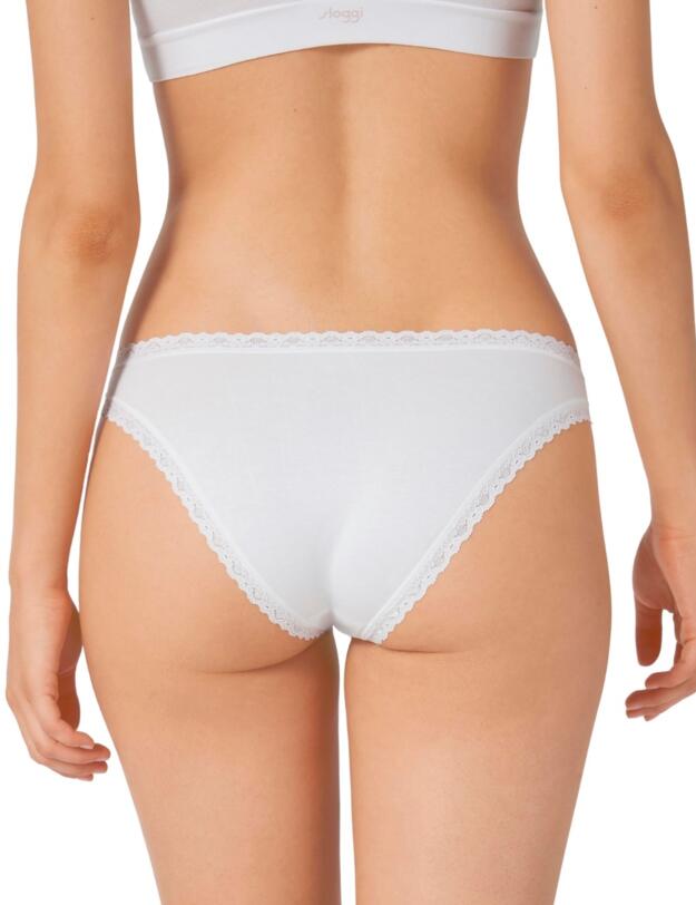 10198201 Sloggi 24/7 Weekend Tanga 3 Pack Brief - 10198201 Pink/Light Combination
