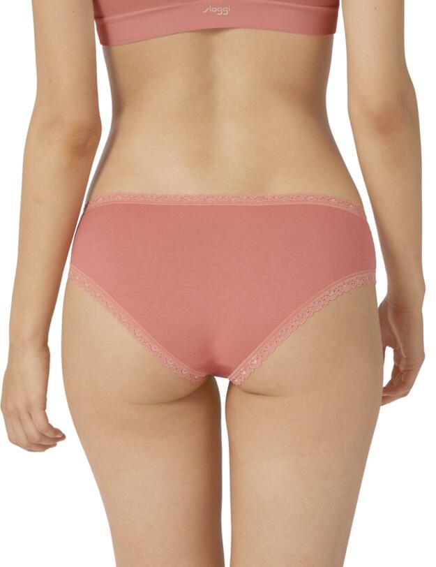 10198269 Sloggi 24/7 Weekend Hipster 3 Pack Brief - 10198269 Pink/Light Combination