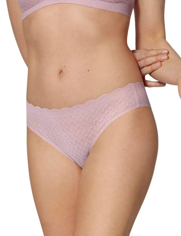 10202034 Sloggi Zero Feel Lace Brazilian Panty Brief - 10202034 Lilac Orchidee