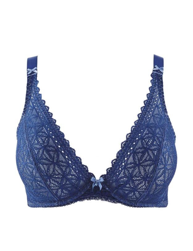 HG12-02 Aubade L'Odalisque Comfort Triangle Plunge Bra  - HG12-02 Gentiane