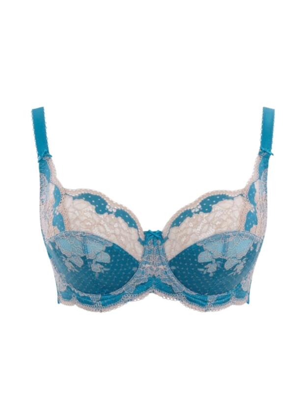 7255 Panache Clara Full Cup Bra - 7255 Peacock Blue 