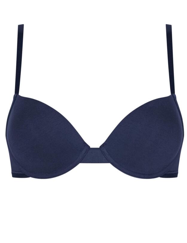 10198139 Sloggi 24/7 100 WHP Underwired Push-Up Bra - 10198139 Blue/Light Combination