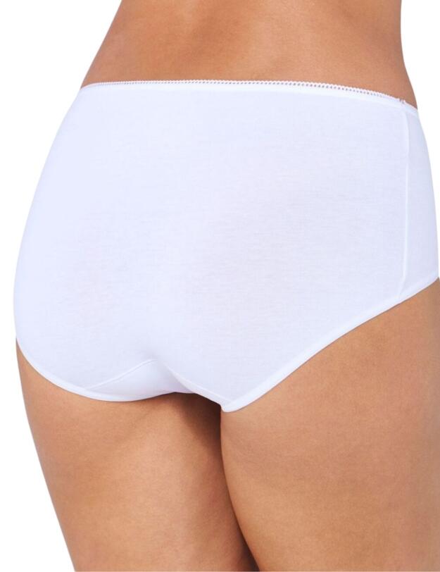 10167191 Sloggi 24/7 Cotton Midi Brief 3 Pack - 10167191 White