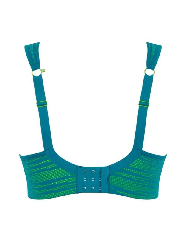 5021C Panache Sports Wired Sports Bra - 5021C Teal/Lime