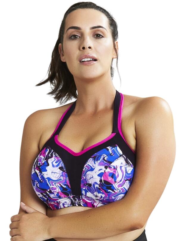 9441 Sculptresse by Panache Non-Padded Sports Bra - 9441 Liquid Waves