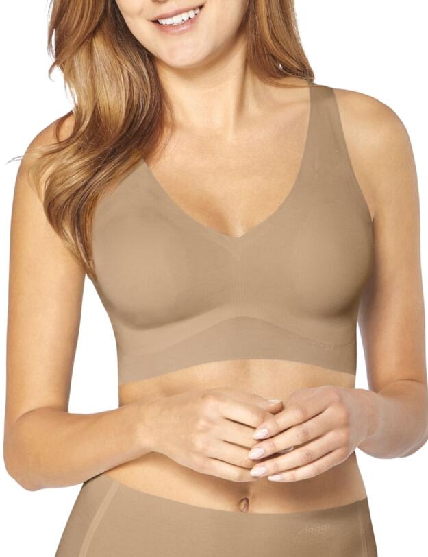 10194059 Sloggi Zero Feel Natural Bralette Bra Top - 10194059 Cognac